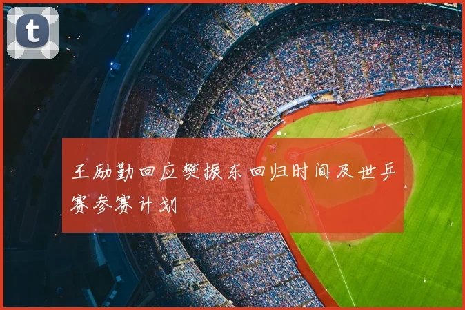 王励勤回应樊振东回归时间及世乒赛参赛计划